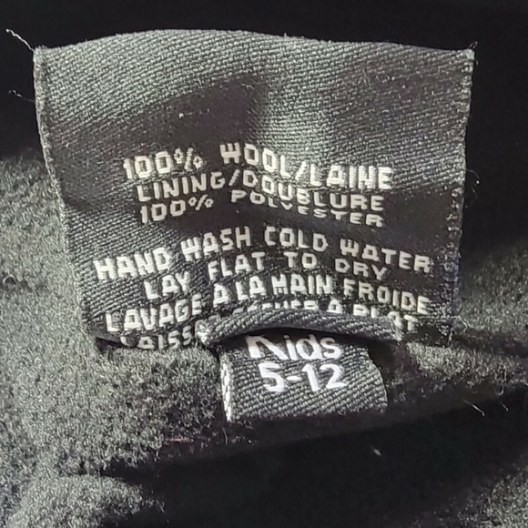 EVEREST DESIGNS Hat Knit 100% Wool Fleece Lined Beanie Cap Made in Nepal Gray - Picture 9 of 10